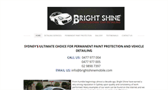 Desktop Screenshot of brightshinemobile.com