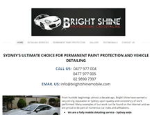 Tablet Screenshot of brightshinemobile.com